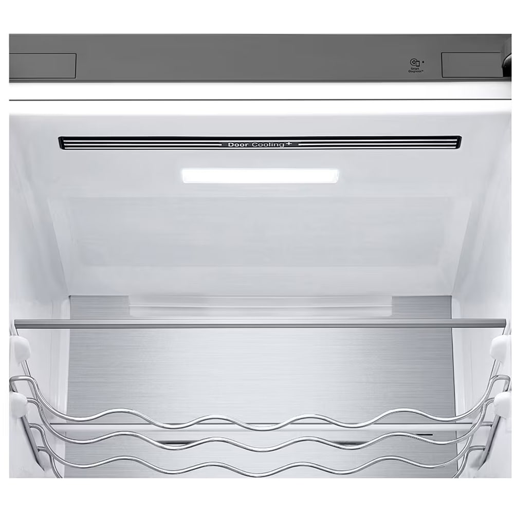 Combina frigorifica LG GBBS727CPY, No Frost, 375 l, H 203 cm, Clasa C, ThinQ, argintiu