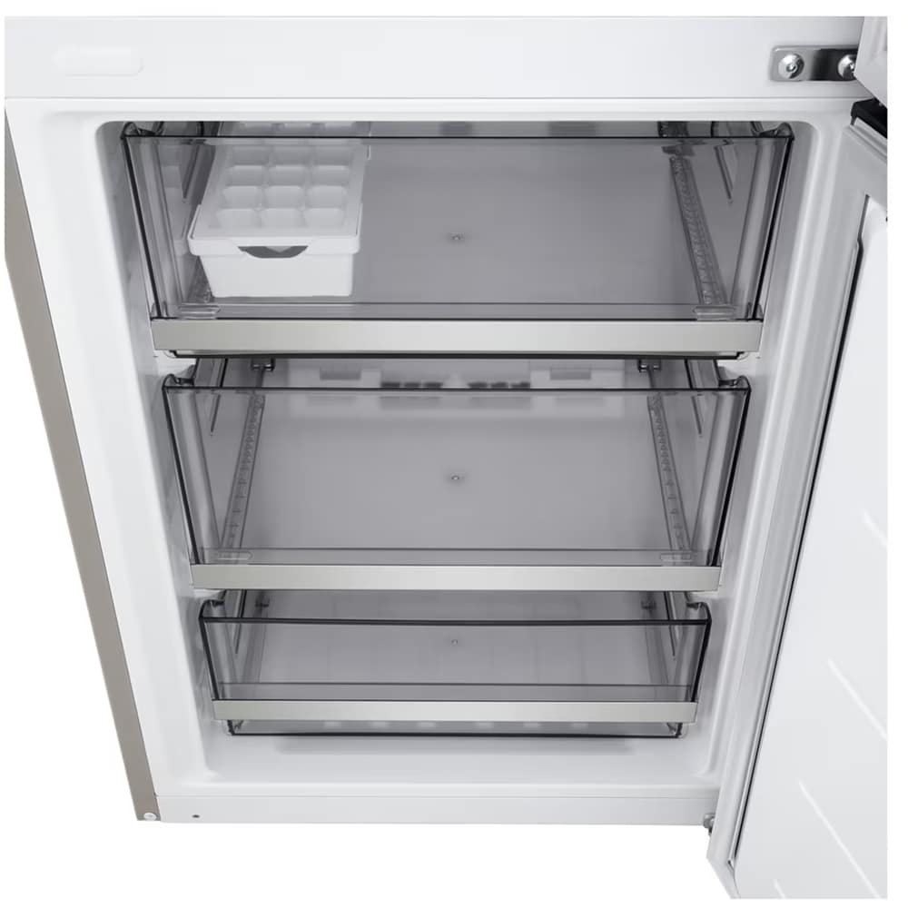 Combina frigorifica LG GBBSJ10EPY, No Frost, 333 l, H 186 cm, Clasa E, ThinQ, argintiu