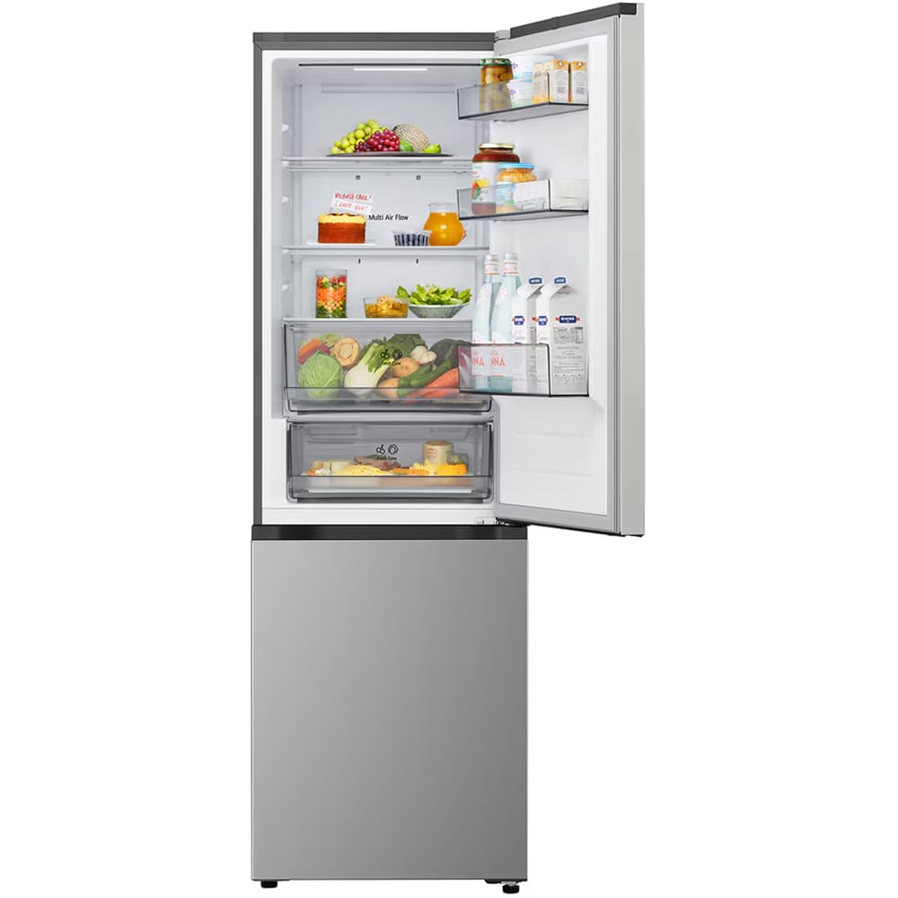 Combina frigorifica LG GBBSJ11DPY, No Frost, 333 l, H 186 cm, Clasa D, ThinQ, argintiu