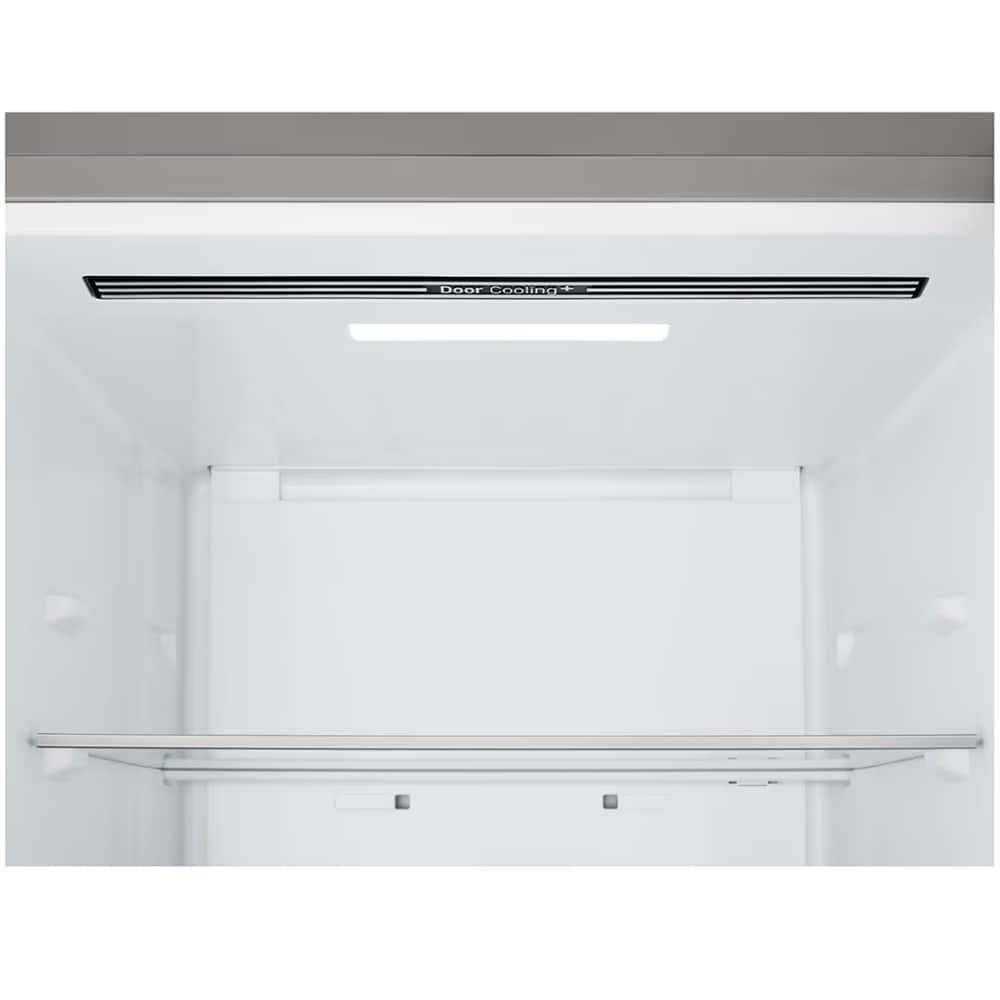 Combina frigorifica LG GBBSJ21EPY, No Frost, 375 l, H 203 cm, Clasa E, ThinQ, argintiu