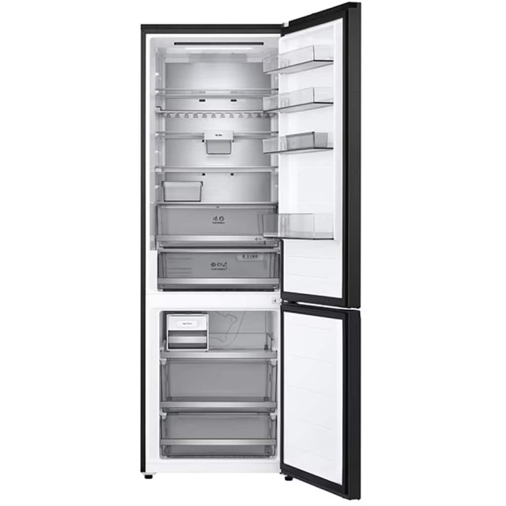 Combina frigorifica LG GBBW726DEV, No Frost, 465 l, H 203 cm, Clasa D, ThinQ, negru