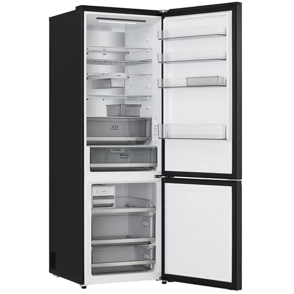 Combina frigorifica LG GBBW726DEV, No Frost, 465 l, H 203 cm, Clasa D, ThinQ, negru