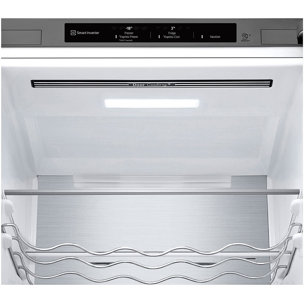 Combina frigorifica LG GBV5240APY, No Frost, 387 l, H 203 cm, Clasa A, argintiu
