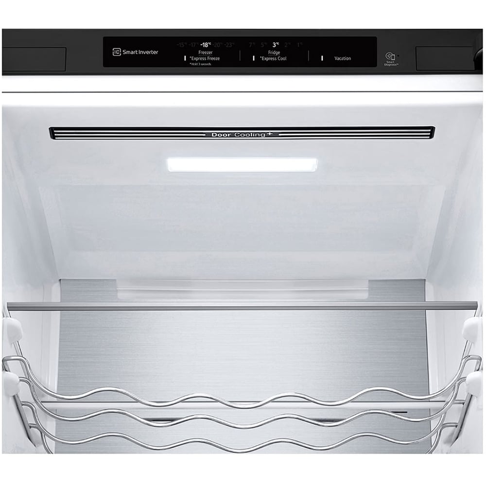 Combina frigorifica LG GBV7280AEV, No Frost, 387 l, H 203 cm, Clasa A, negru