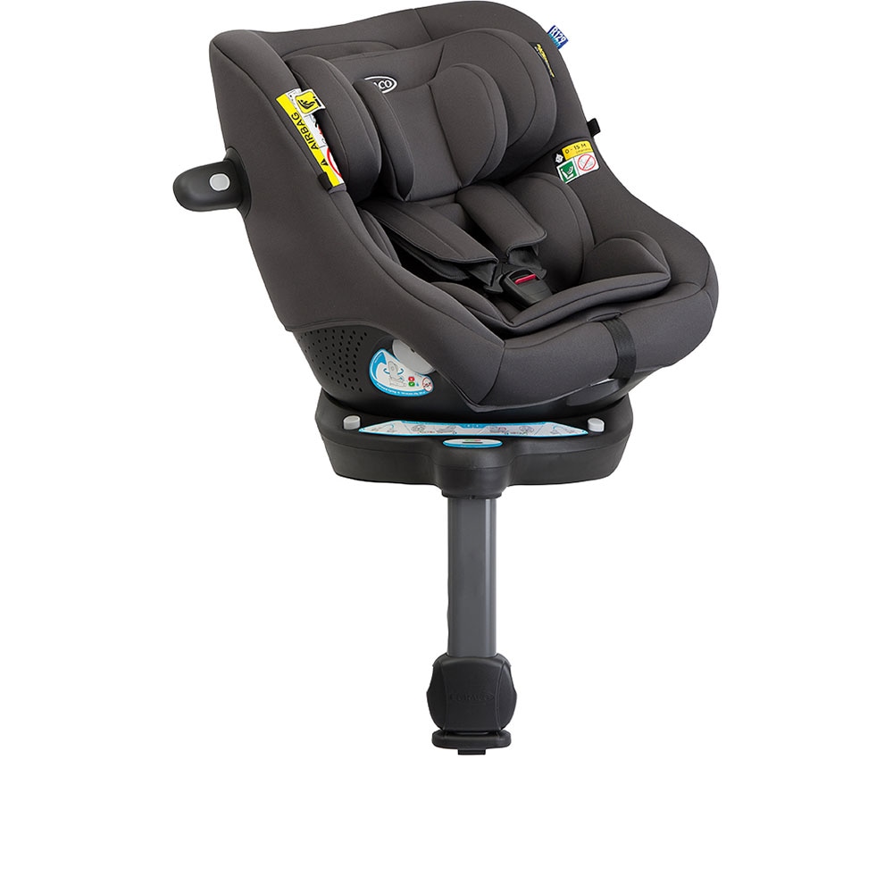 Scaun auto GRACO Turn2Me DLX rotativ 360 GC2302AAIRO000, Isofix, 0-18kg, i-Size, gri inchis-negru