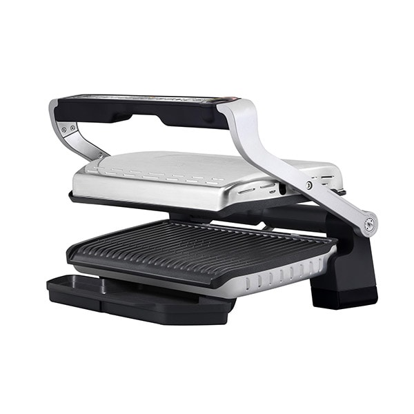 Gratar electric TEFAL OptiGrill+ XL GC722D34, 2000W, 9 programe automate, argintiu-negru 