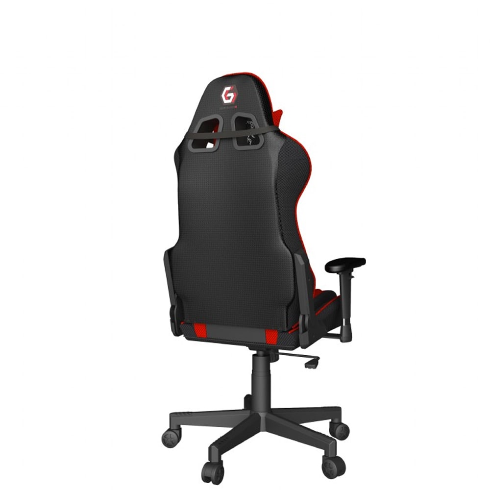 Scaun Gaming GEMBIRD Scorpion, negru-rosu