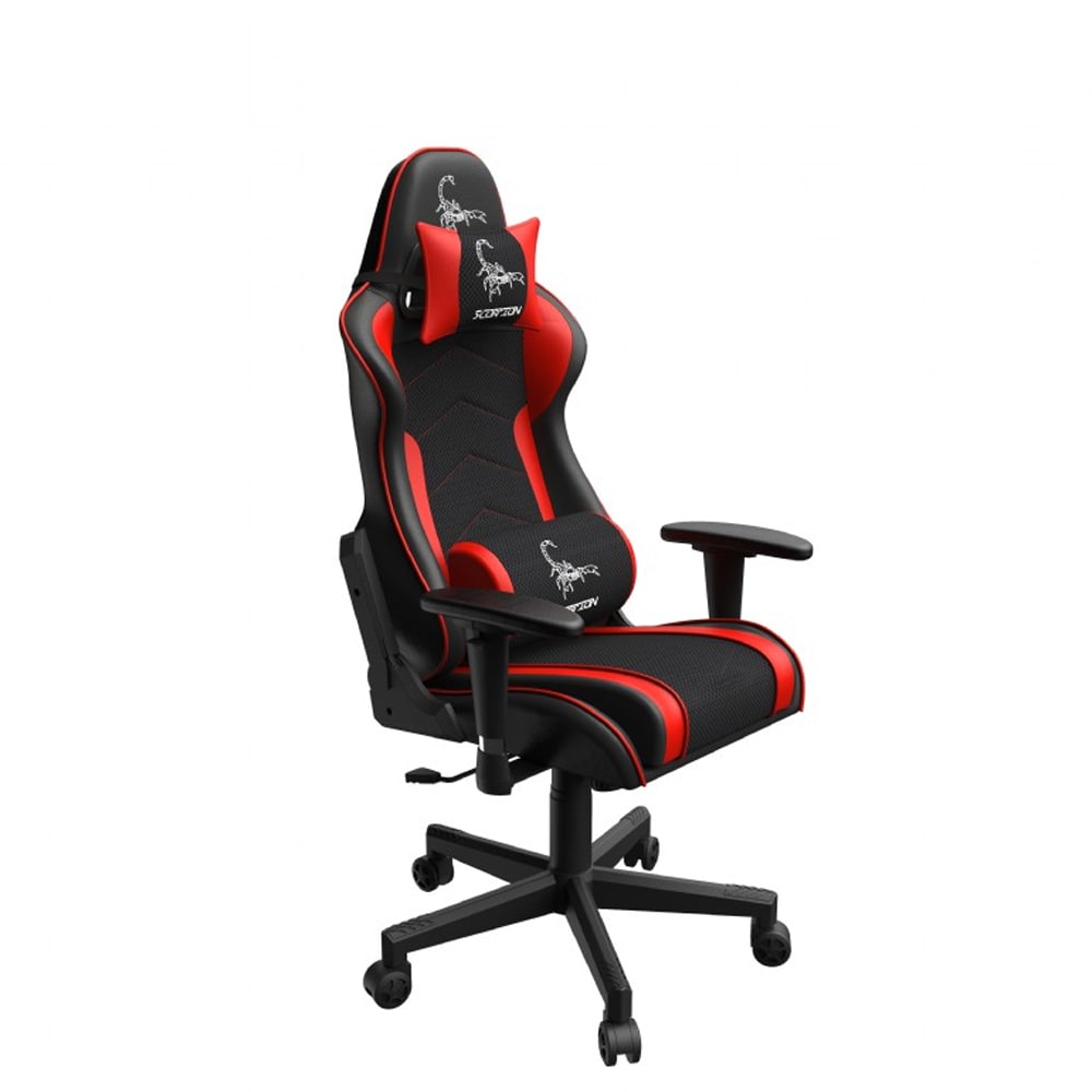 Scaun Gaming GEMBIRD Scorpion GC-SCORPION-02X, negru-rosu