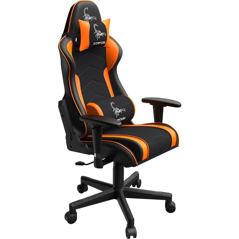 Scaun Gaming GEMBIRD Scorpion, negru-portocaliu