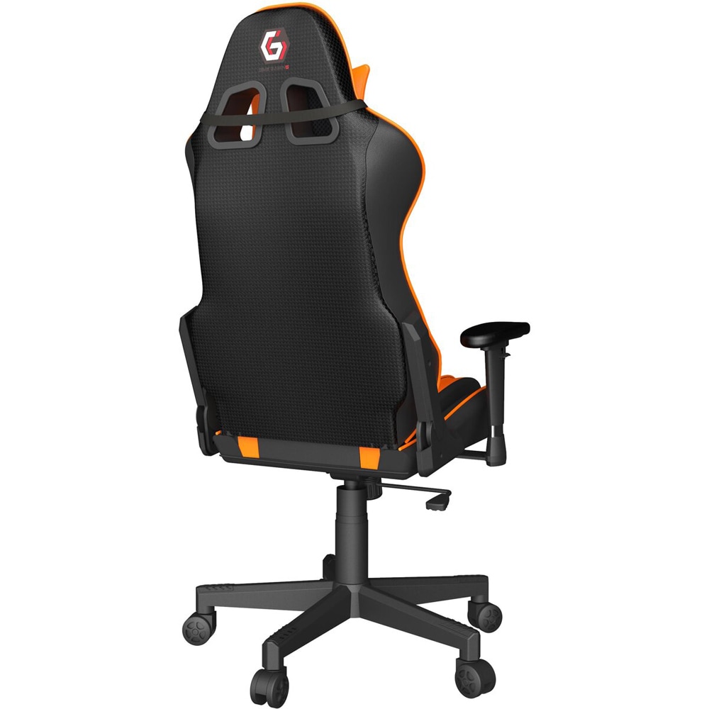 Scaun Gaming GEMBIRD Scorpion, negru-portocaliu