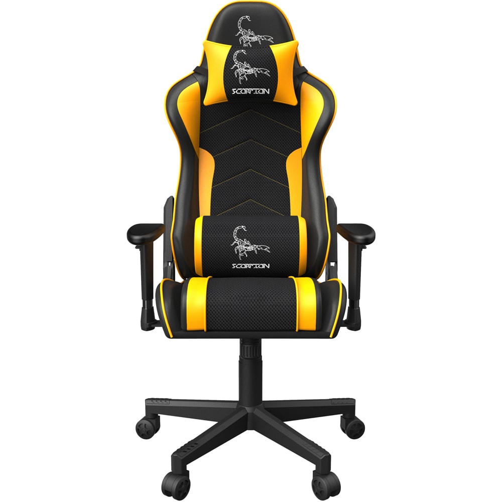 Scaun Gaming GEMBIRD Scorpion, negru-galben