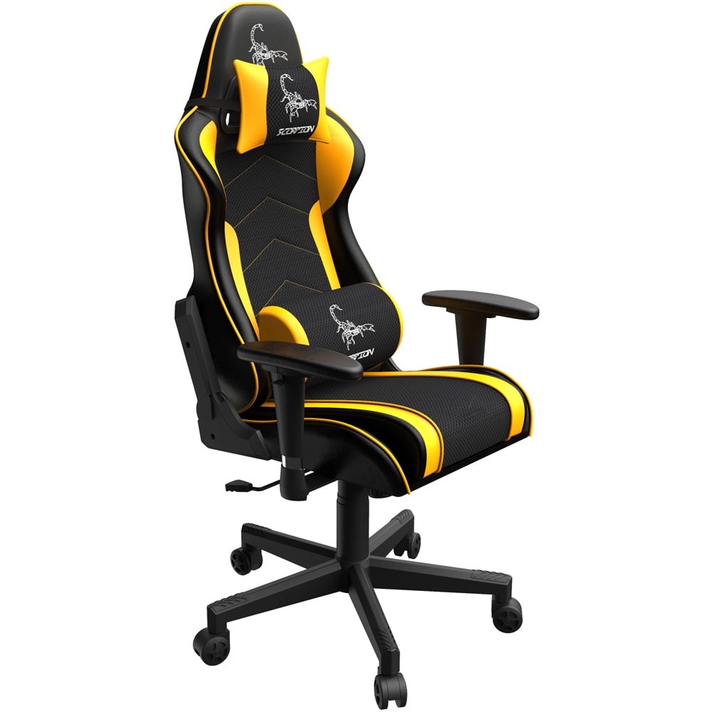 Scaun Gaming GEMBIRD Scorpion, negru-galben