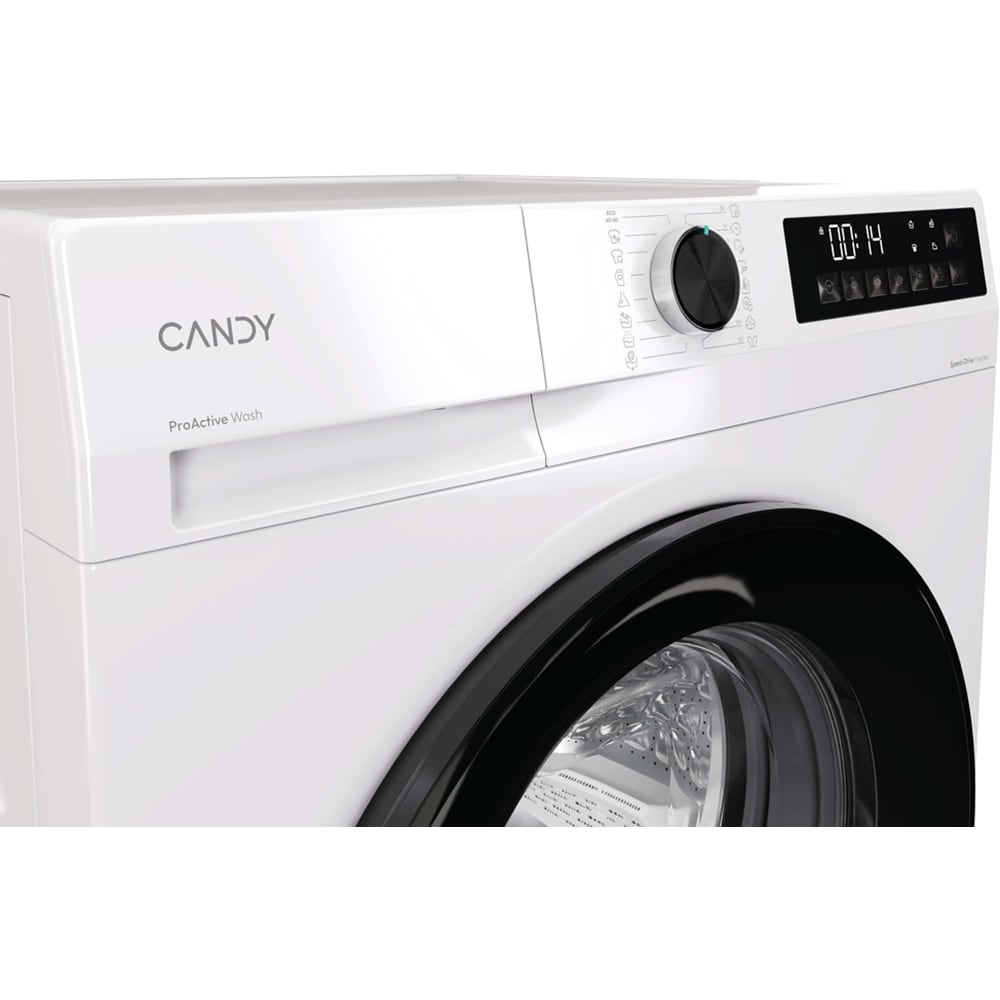 Masina de spalat rufe frontala CANDY GD 48SB6-S, ProActive Wash, 8 kg, 1400rpm, Clasa A, alb
