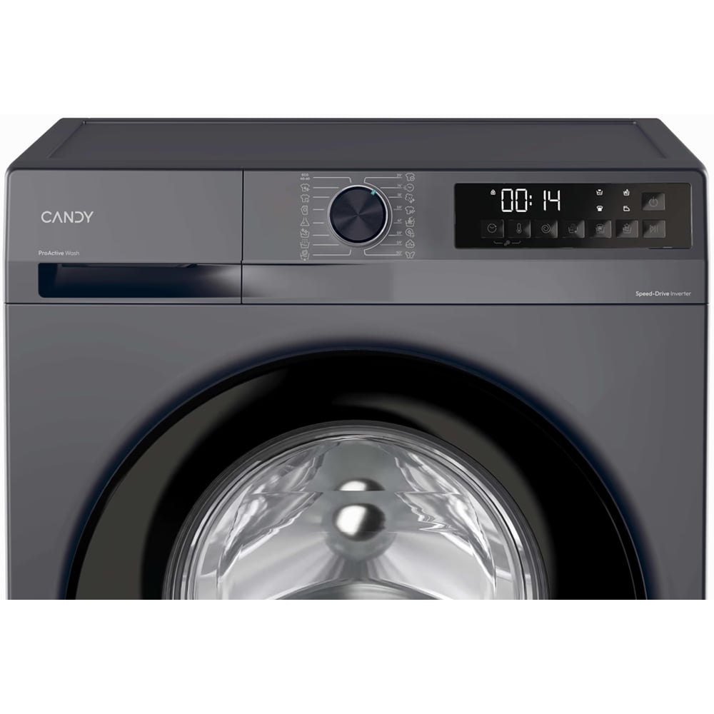 Masina de spalat rufe frontala CANDY GD 49B8G-S, Steam, 9 kg, 1400rpm, Clasa A, antracit
