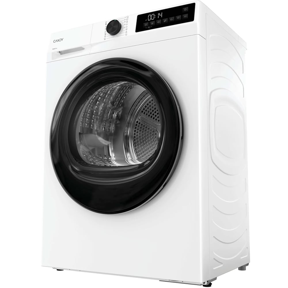 Uscator de rufe CANDY GDL 8N1B-S, Pompa de caldura, 8 kg, 16 programe, Clasa E, alb