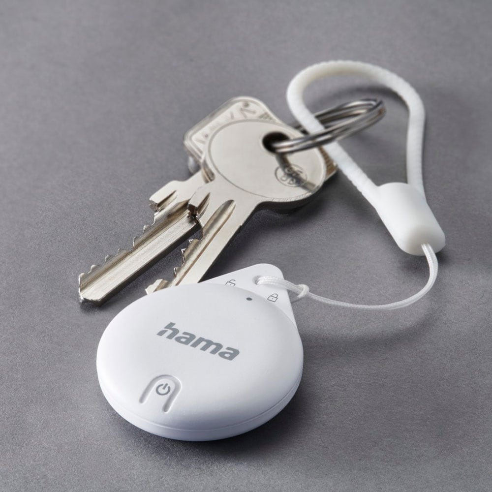 Key finder HAMA 185815, Bluetooth, compatibil Apple, alb
