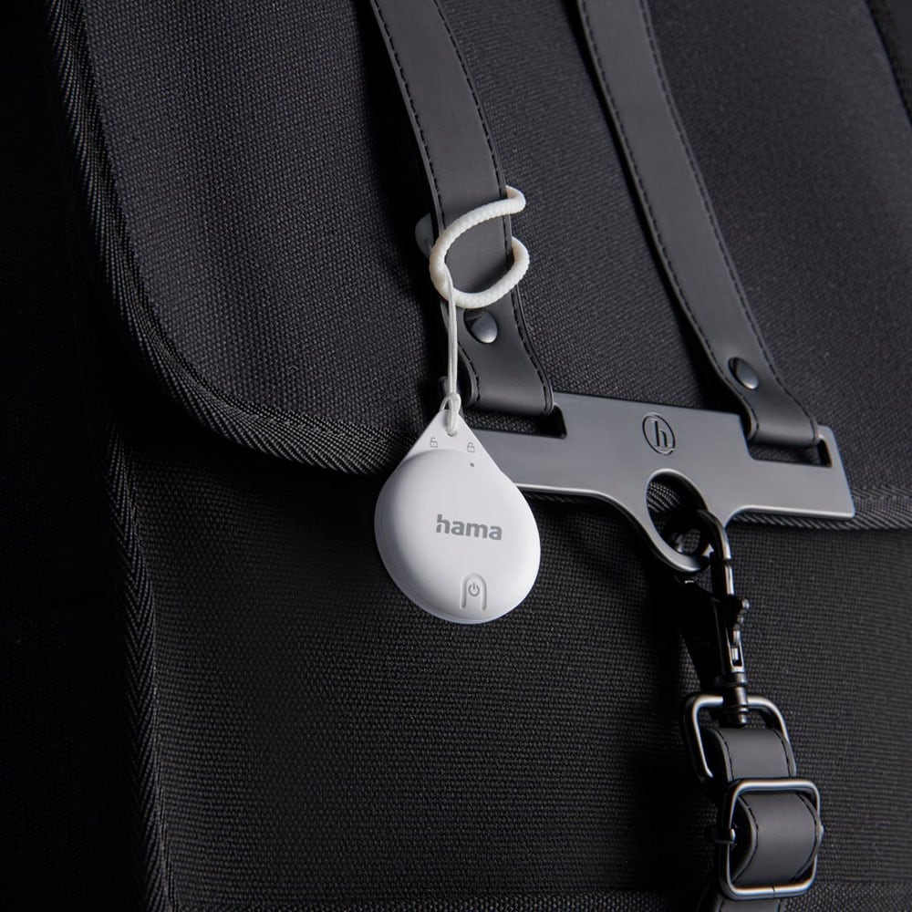 Key finder HAMA 185815, Bluetooth, compatibil Apple, alb