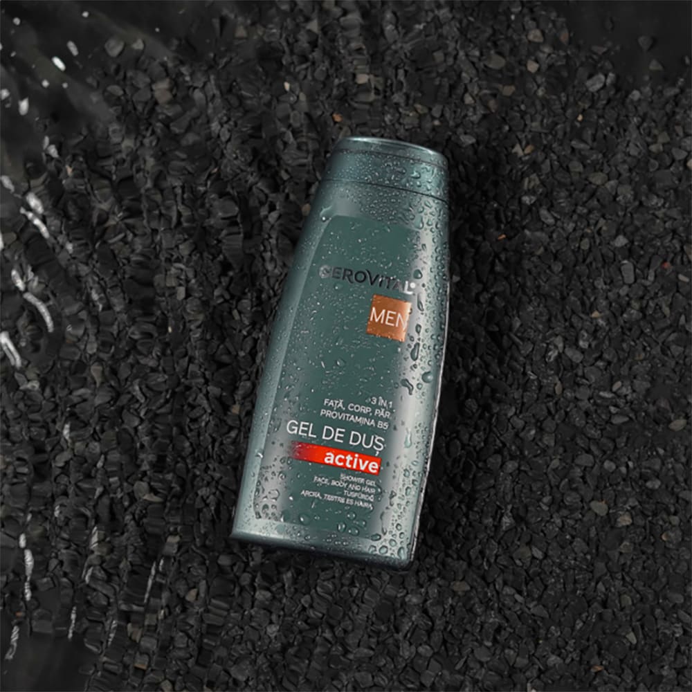 Gel de dus GEROVITAL Men Active 3 in 1, 400ml