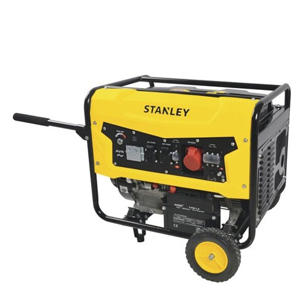 Generator electric STANLEY SG5600B, 5500W, 4 timpi, benzina, profesional, autonomie 9.15 ore