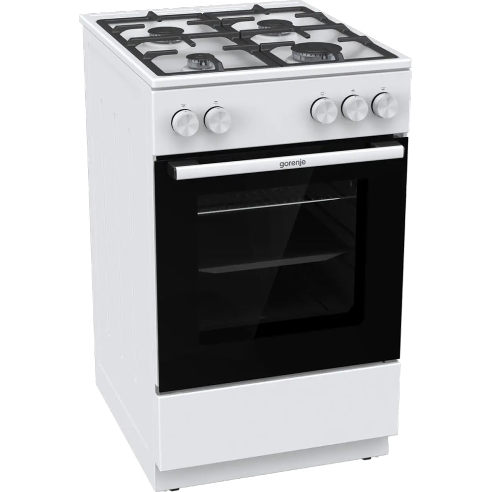 Aragaz GORENJE GG5A10WFFM, 4 arzatoare, Gaz, L 50 cm, alb
