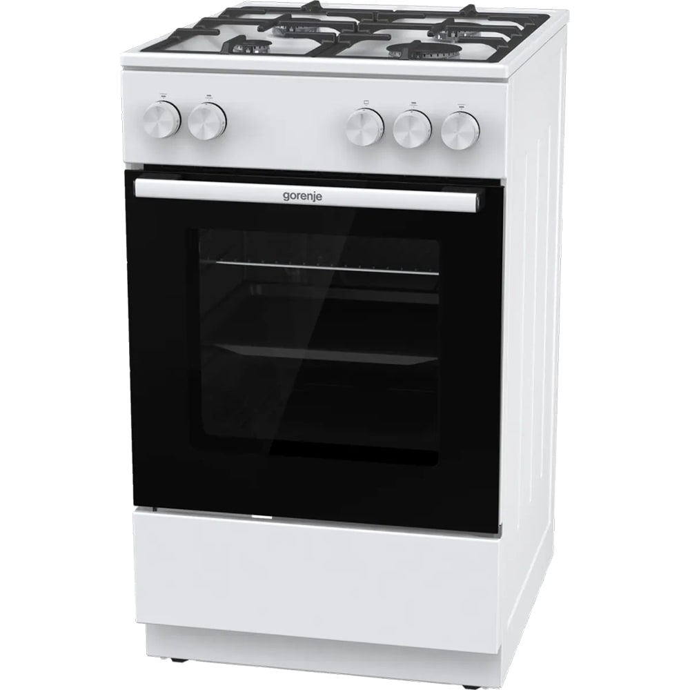 Aragaz GORENJE GG5A10WFFM, 4 arzatoare, Gaz, L 50 cm, alb