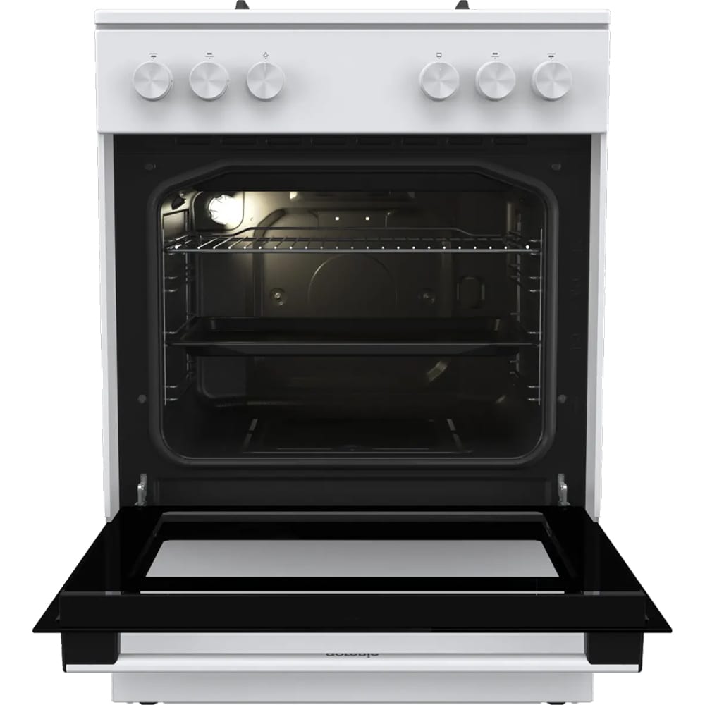 Aragaz GORENJE GG6A10WFFM, 4 arzatoare, Gaz, L 60 cm, alb