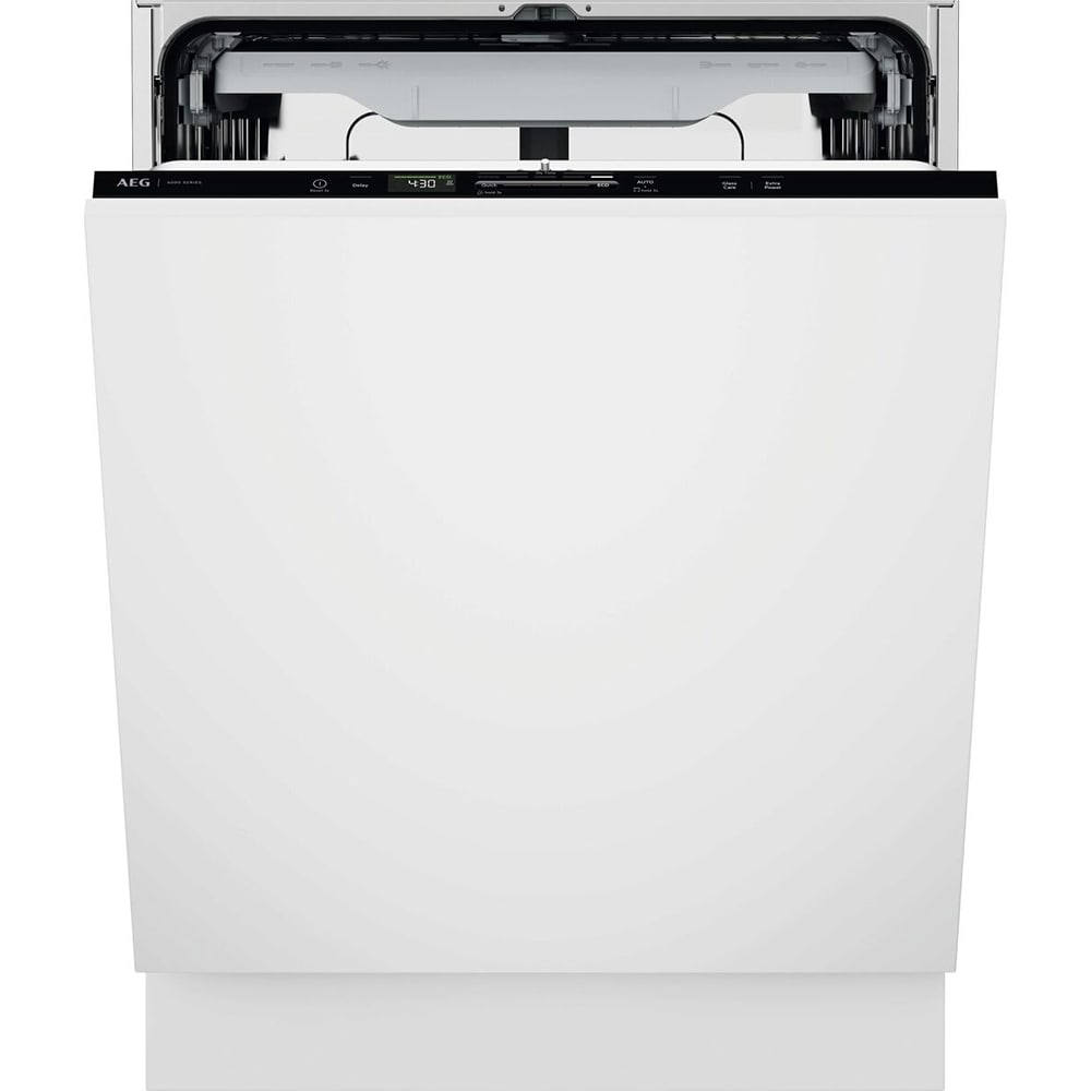 Masina de spalat vase incorporabila AEG NG92IA20TK, AirDry, 13 seturi, 8 programe, 60 cm, Clasa D, panou comanda negru