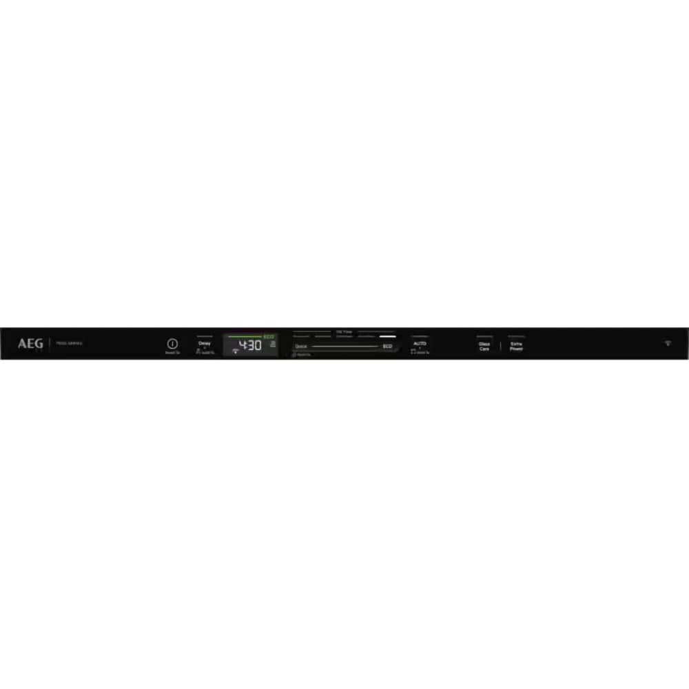 Masina de spalat vase incorporabila AEG GI7212A2SN, 14 seturi, 8 programe, 60 cm, Clasa A, panou comanda negru