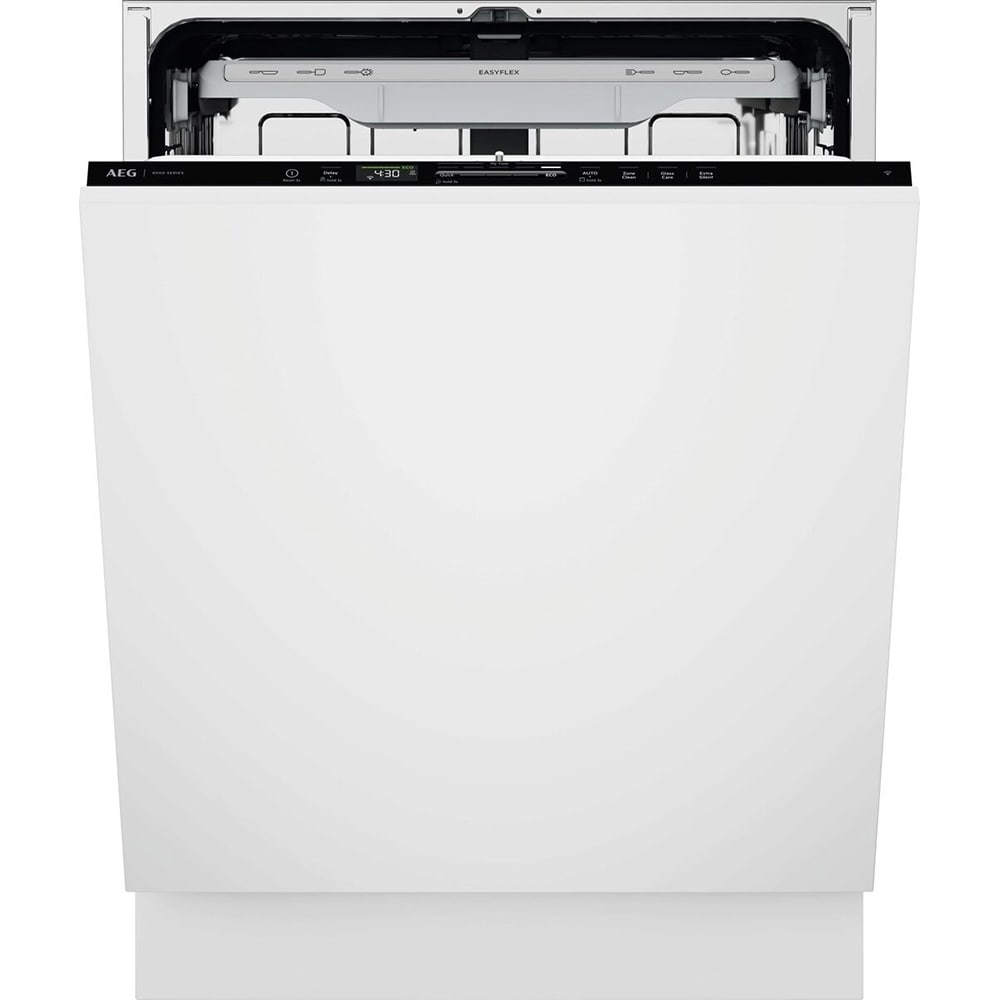 Masina de spalat vase incorporabila AEG GI8200A2TN, 14 seturi, 8 programe, 60 cm, Clasa A, Wi-Fi, panou comanda negru
