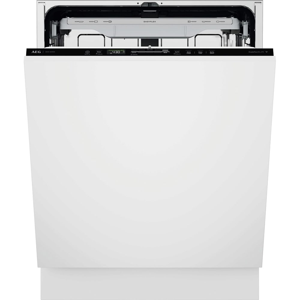 Masina de spalat vase incorporabila AEG GI8200X5TN, 14 seturi, 8 programe, 60 cm, Clasa A, panou comanda negru
