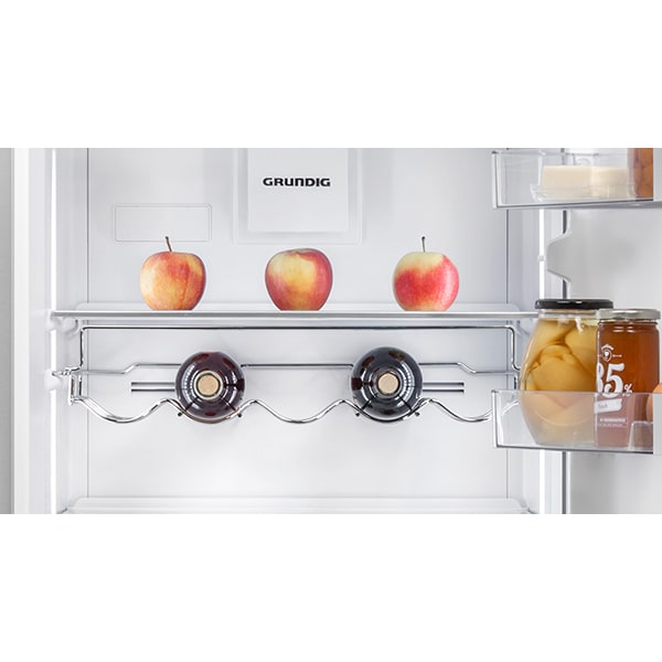 Combina frigorifica GRUNDIG GKN 16820 FX, Duo-Cooling No Frost, 316 l, H 184.5 cm, Clasa A++, inox