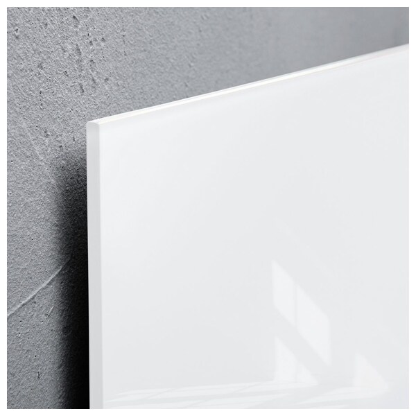 Tabla magnetica-sticla artverum® SIGEL GL111, 48 x 48 cm, alb