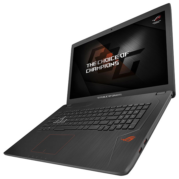 Laptop ASUS ROG GL753VD-GC042T, Intel® Core™ i7-7700HQ pana la 3.8GHz, 17.3" Full HD, 8GB, 1TB, NVIDIA GeForce GTX 1050 4GB, Windows 10