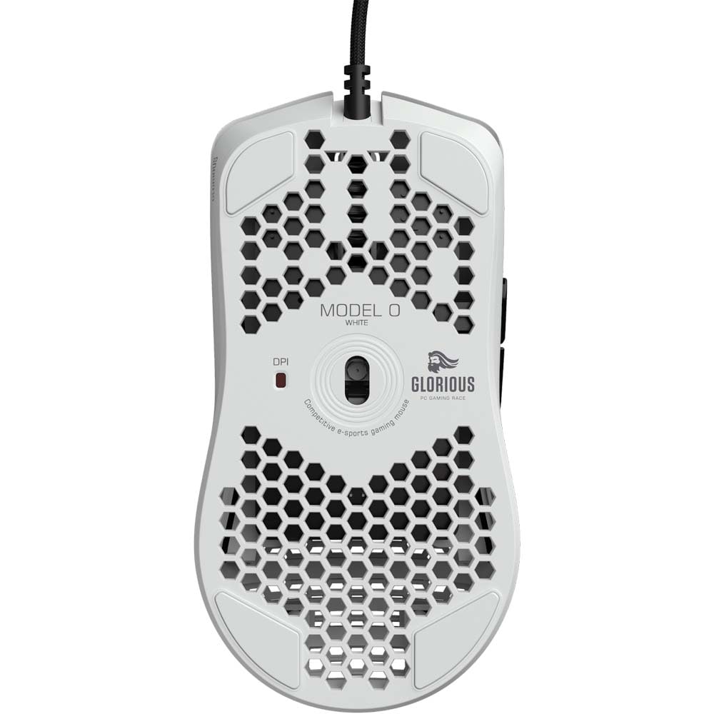 Mouse Gaming GLORIOUS Model O, 12000 dpi, Matte White