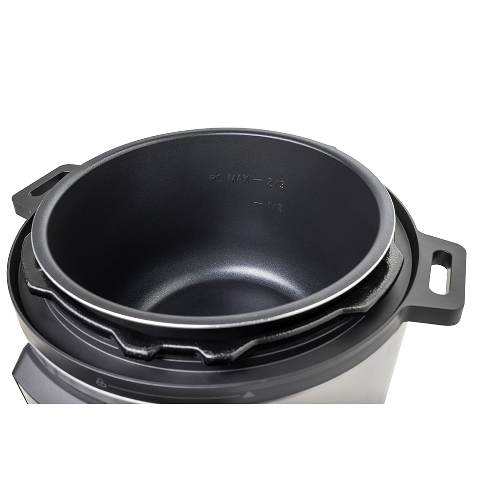 Multicooker GORENJE GMC6SBK, 5.7l, 1000W, 8 programe, argintiu-negru
