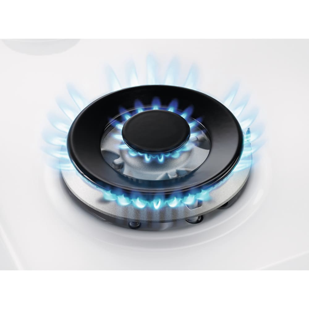Plita incorporabila ELECTROLUX GME363NV, Gaz, 4 arzatoare, Wok, alb