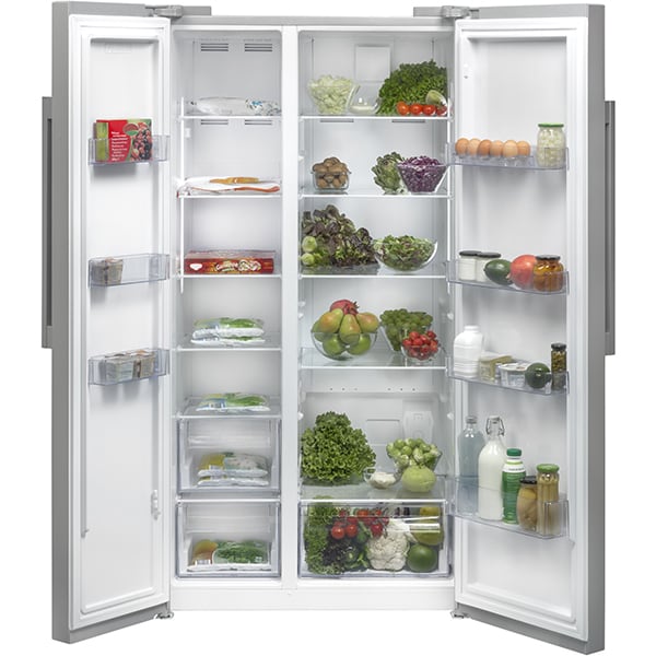 Side by Side BEKO GN163022S, 558 l, 182 cm, A+, argintiu