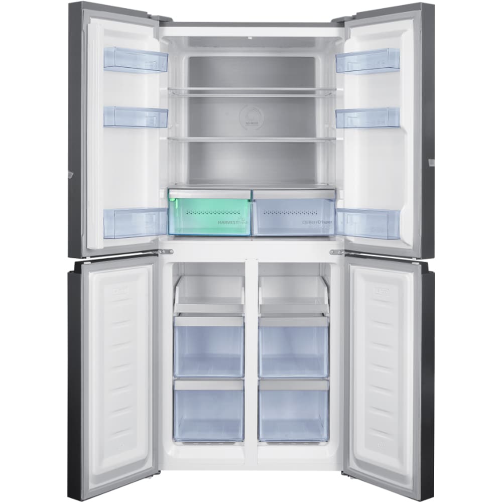 Side by Side BEKO GNO46624MXPN, No Frost, 466 l, H 180 cm, Clasa C, argintiu