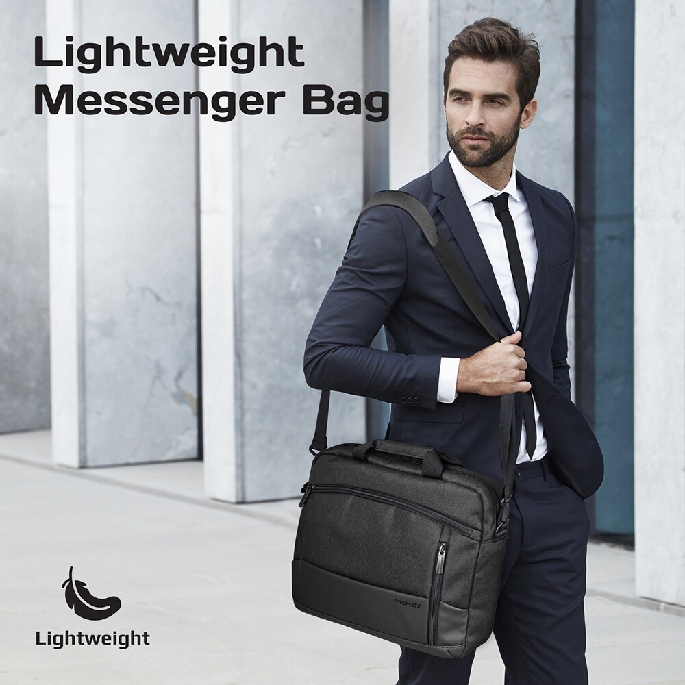 Geanta laptop PROMATE SATCHEL-MB, 15.6", negru