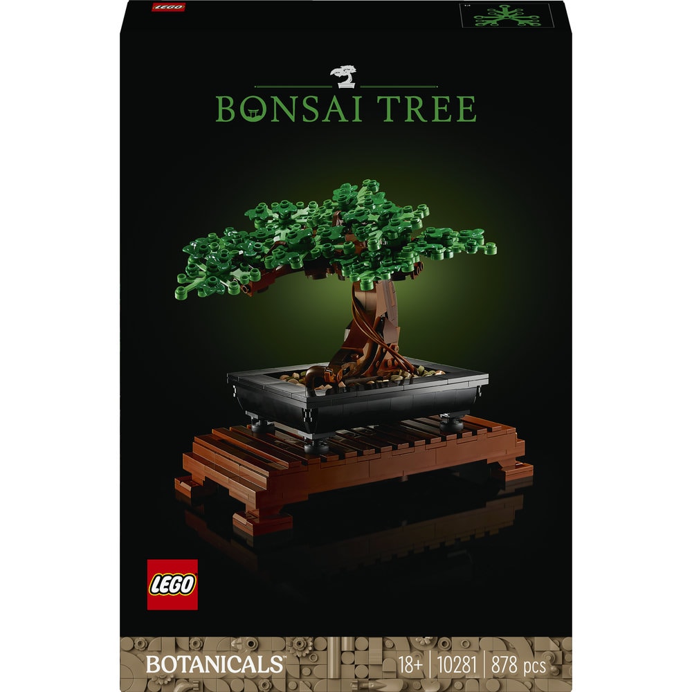 LEGO Botanicals: Bonsai 10281, 18 ani+, 878 piese