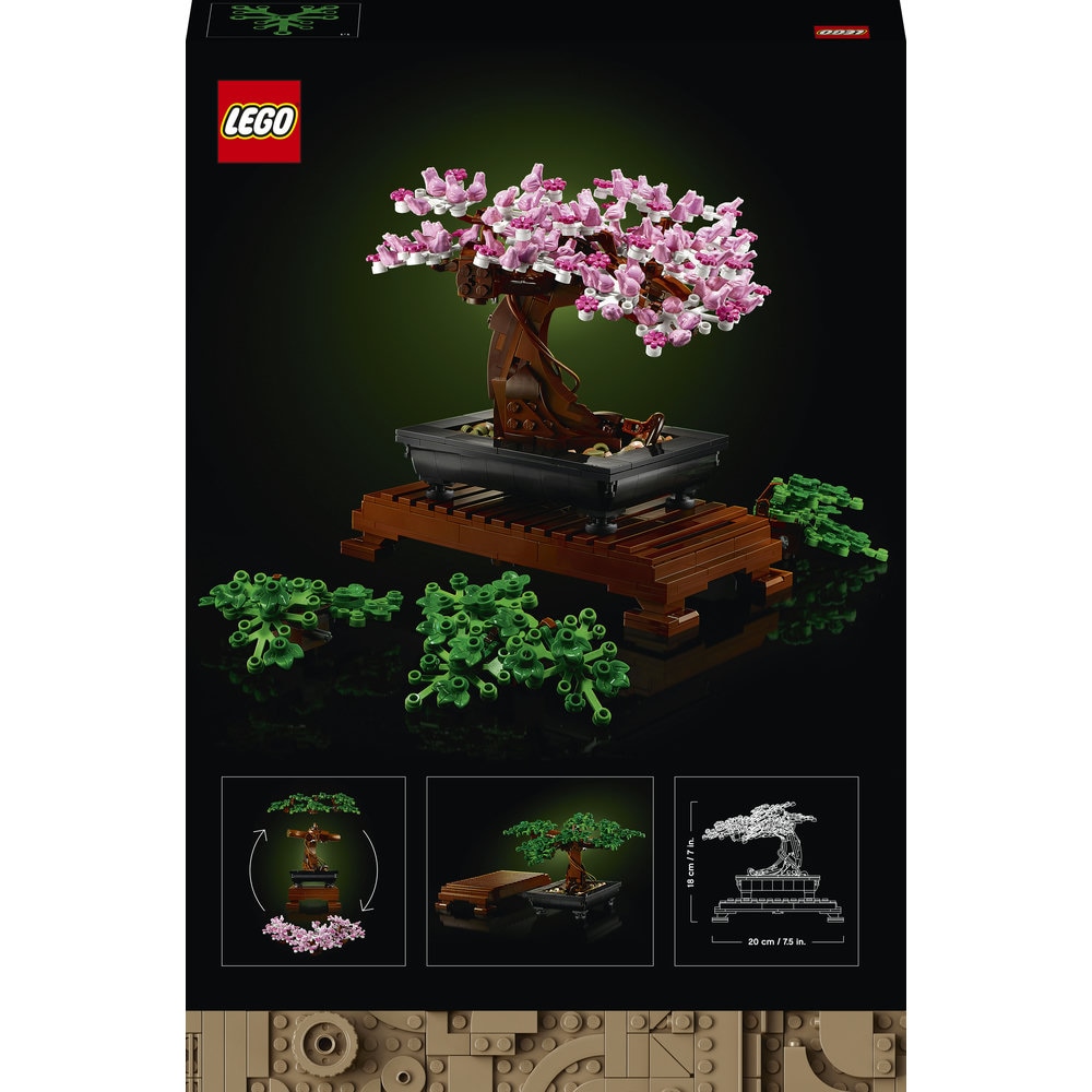 LEGO Botanicals: Bonsai 10281, 18 ani+, 878 piese