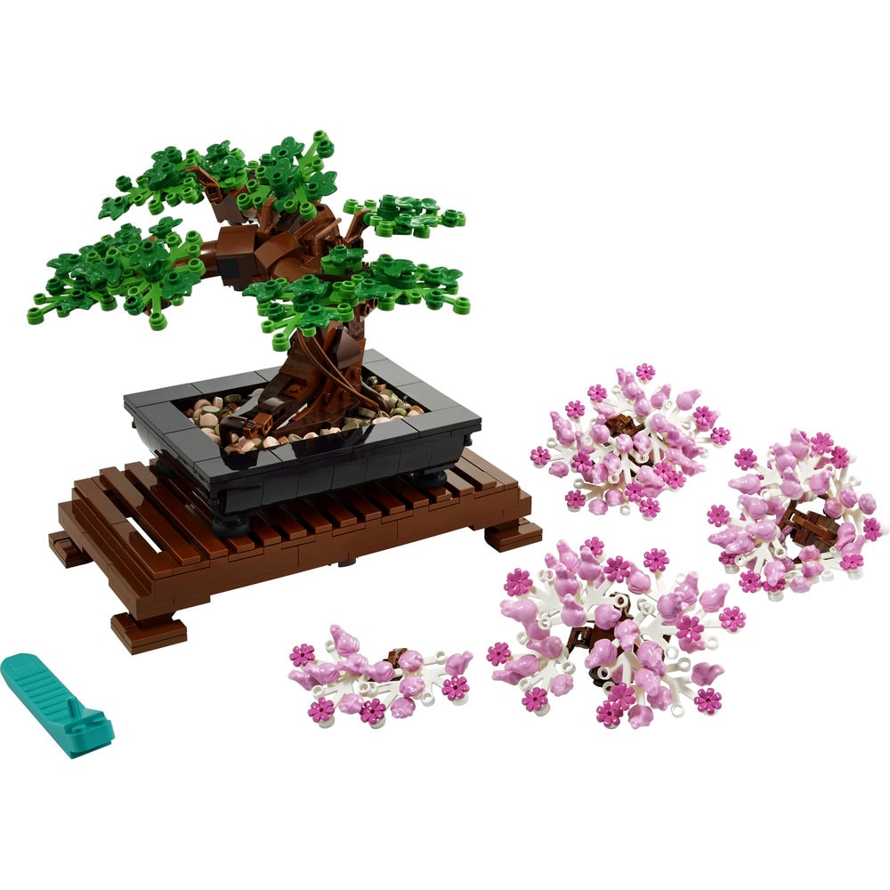 LEGO Botanicals: Bonsai 10281, 18 ani+, 878 piese