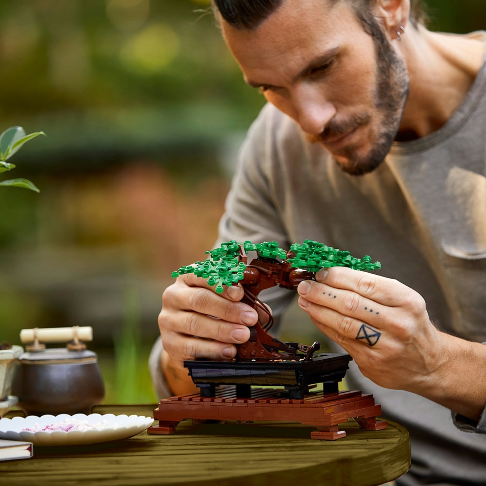 LEGO Botanicals: Bonsai 10281, 18 ani+, 878 piese