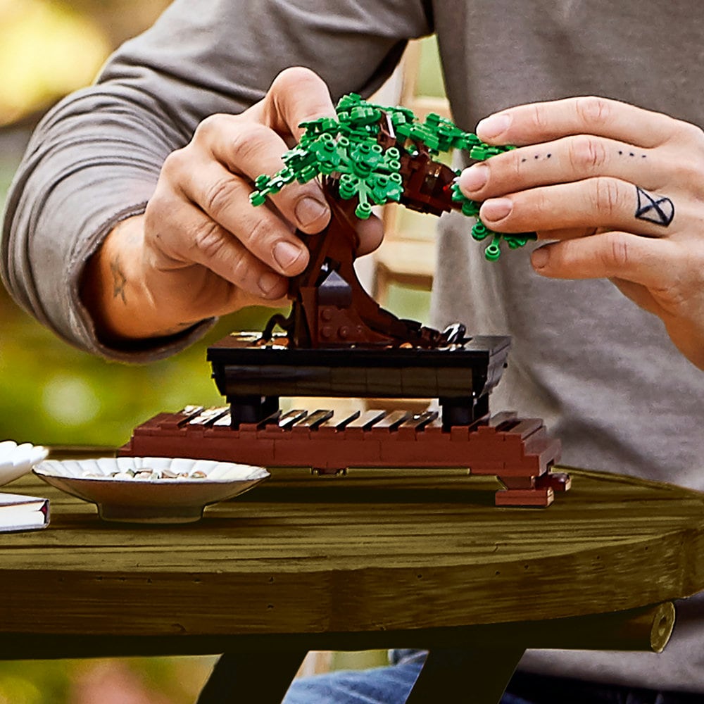 LEGO Botanicals: Bonsai 10281, 18 ani+, 878 piese