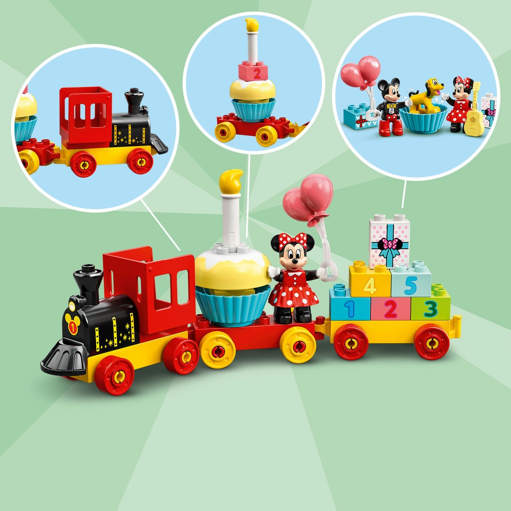 LEGO DUPLO: Disney - Parada de ziua lui Mickey si Minnie 10941, 2 ani+, 22 piese
