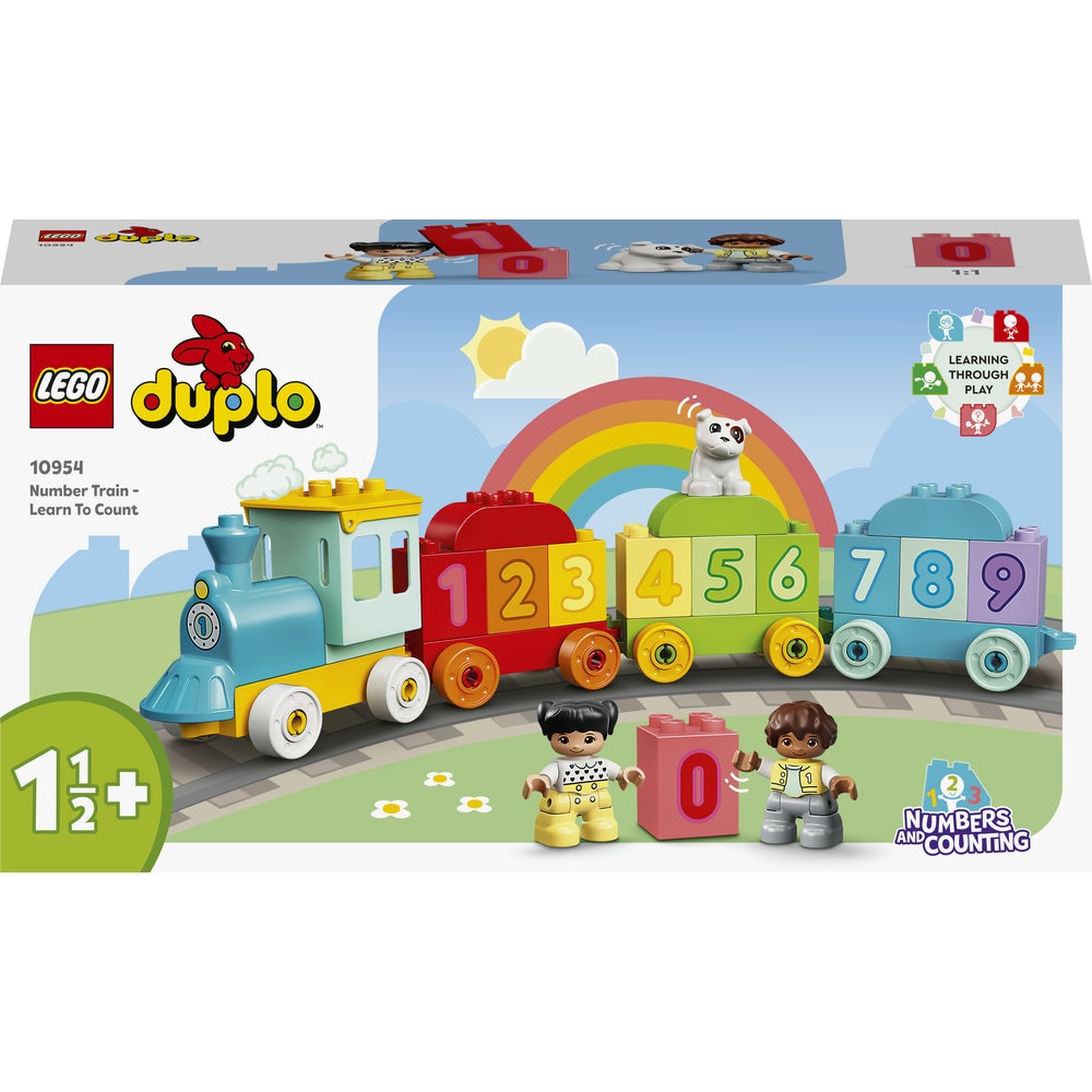 LEGO DUPLO: Trenul cu numere - invata sa numeri 10954, 1.5 ani+, 23 piese