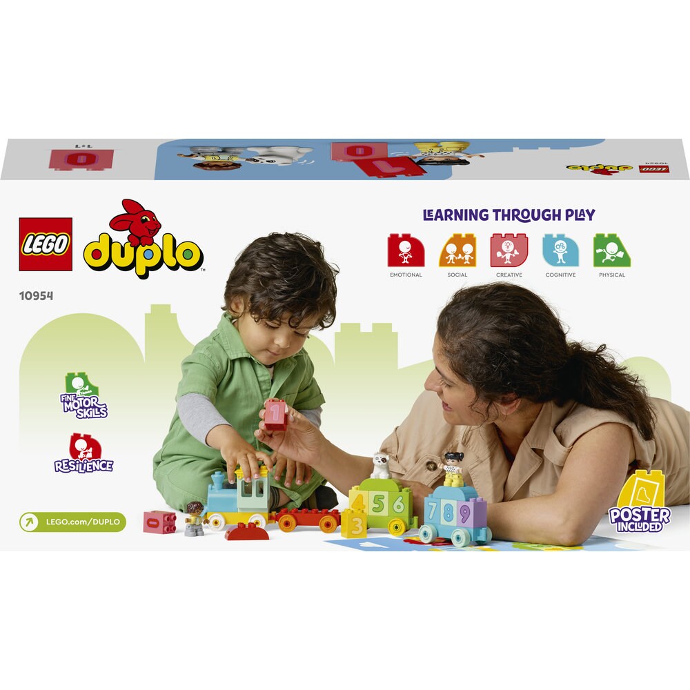 LEGO DUPLO: Trenul cu numere - invata sa numeri 10954, 1.5 ani+, 23 piese