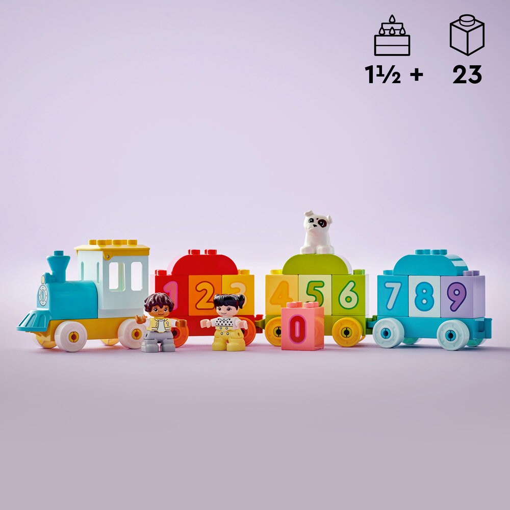 LEGO DUPLO: Trenul cu numere - invata sa numeri 10954, 1.5 ani+, 23 piese
