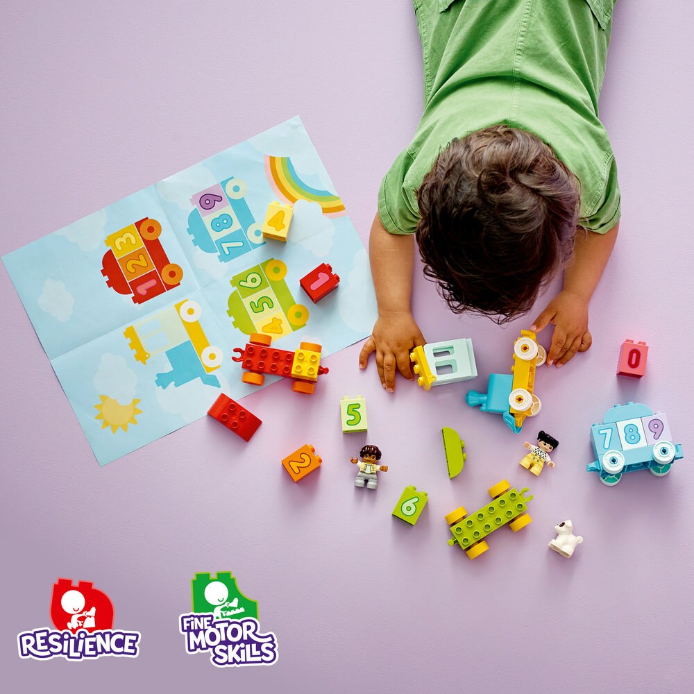 LEGO DUPLO: Trenul cu numere - invata sa numeri 10954, 1.5 ani+, 23 piese