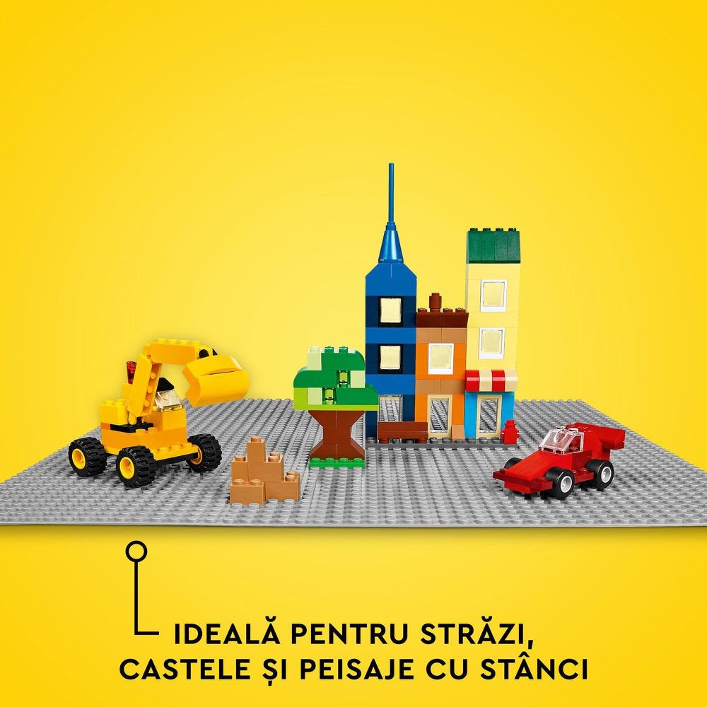 LEGO Classic: Placa de baza gri 11024 , 4 ani+, 1 piesa